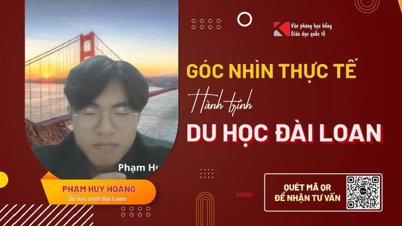 Hành trình du học Đài Loan của Phạm Huy Hoàng: Từ Thăng Long đến giấc mơ học thạc sĩ